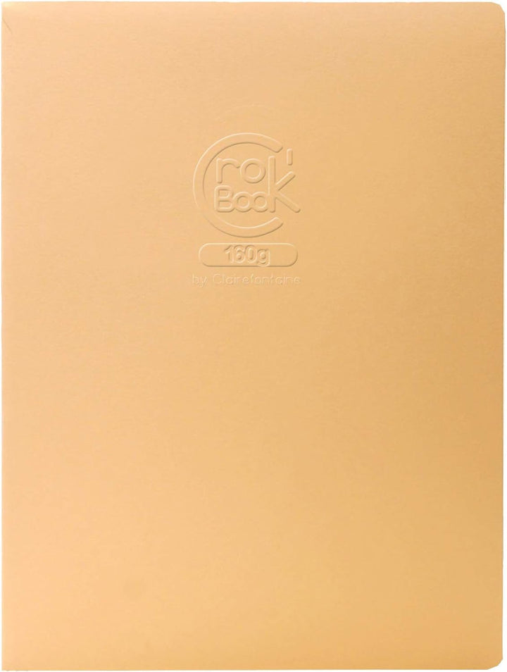 Clairefontaine 60338C - Packung mit 10 Skizzenheften Crok'Book 17x22cm Hochformat 20 Blatt weisses Z