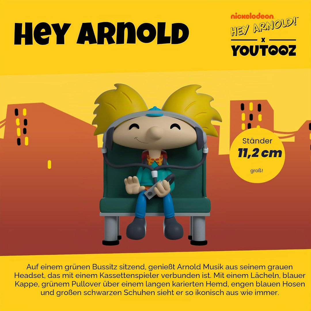 Youtooz Hey Arnold Vinyl-Figur, Mehrfarbig