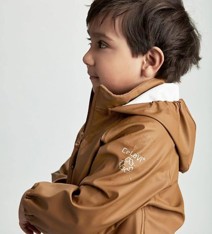 Celavi Unisex Kinder Basic Pu Rainwear Set 70 Rubber, 70 Rubber