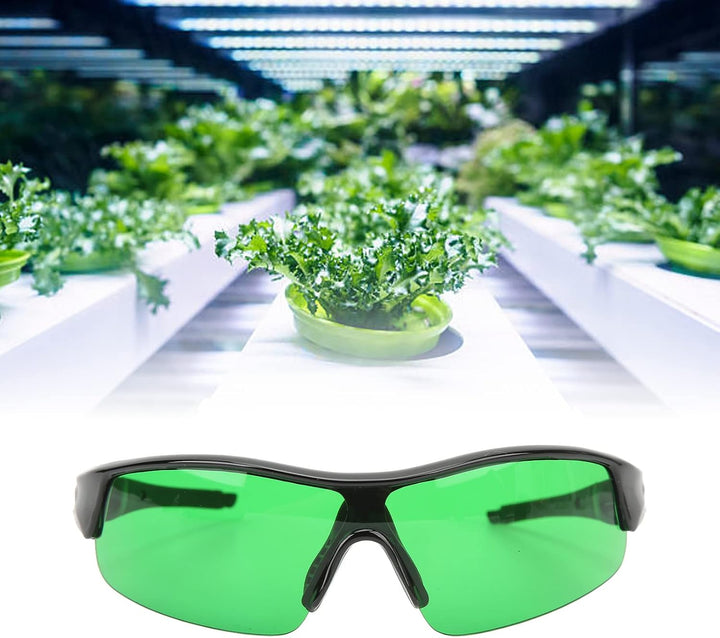 Eujgoov Grow Room Glasses Hydroponische Schutzbrille für den Innenbereich für Anti-UV-HPS-LED-Lichtr
