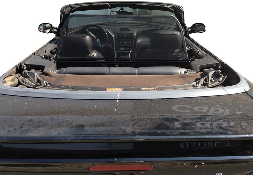 Aperta Windschott passend für Ford Mustang SN-95 100% Passgenau OEM Qualität Schwarz Windstop Windab