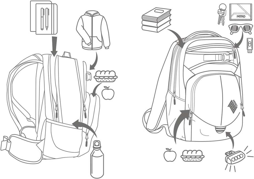 Superhero, Schulrucksackset, Rucksack, Backpack, abnehmbarer Hüftgurt, robuste Bodenplatte, Thermota