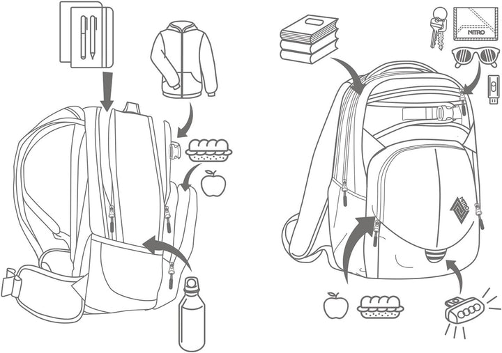 Superhero, Schulrucksackset, Rucksack, Backpack, abnehmbarer Hüftgurt, robuste Bodenplatte, Thermota