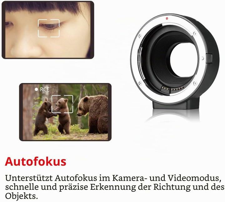 Meike MK-C-AF4 Adapter for Canon EF EF-S Lens Mount to EOS M EF-M Mirroless Camera