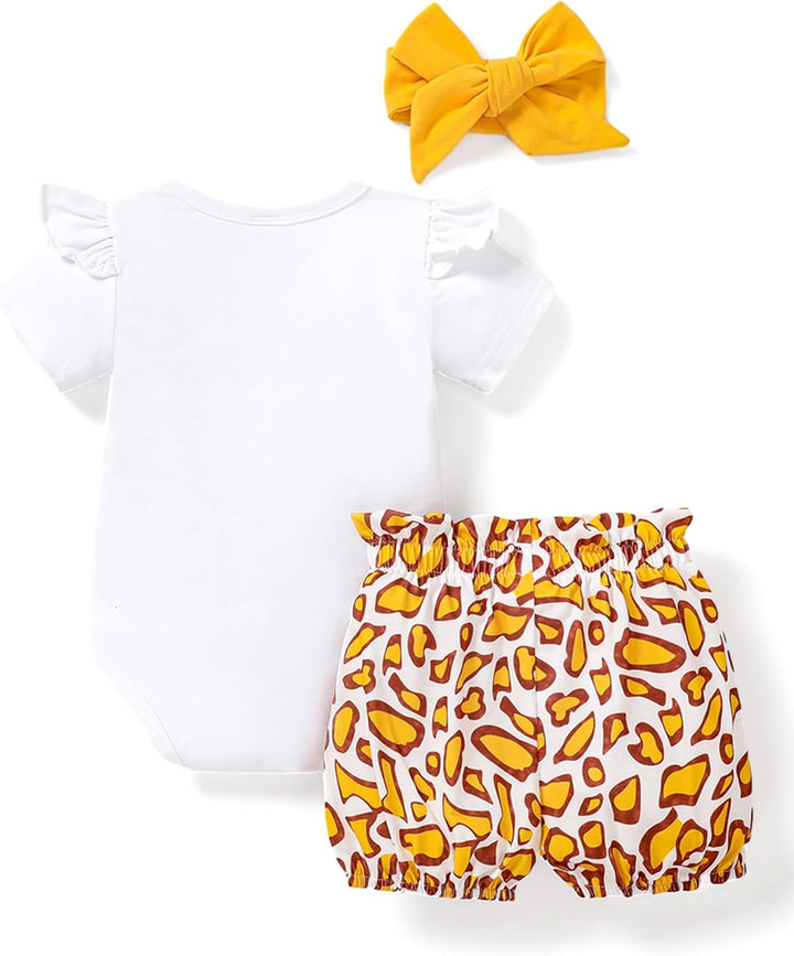 PATPAT Baby Kleidung Mädchen Baumwolle Neugeborenen Strampler Kleidung, Kurze Ärmel | Ärmellos+ Schl