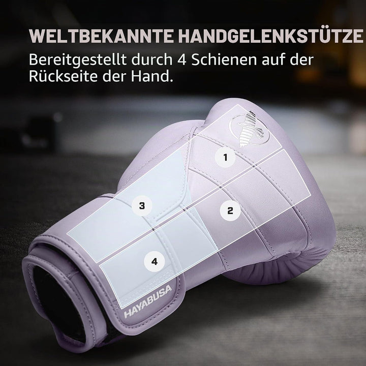 Hayabusa T3 Kanpeki Bokshandschoenen 14oz Glyzinie lila, 14oz Glyzinie lila