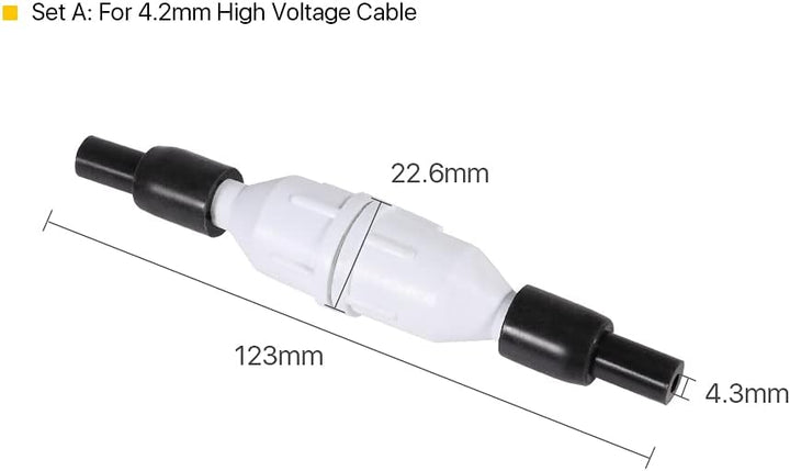 Cloudray Hochspannungskabel-Adapter-Anschluss High Voltage Cable A für D4.2mm Anschluss CO2-Stromver