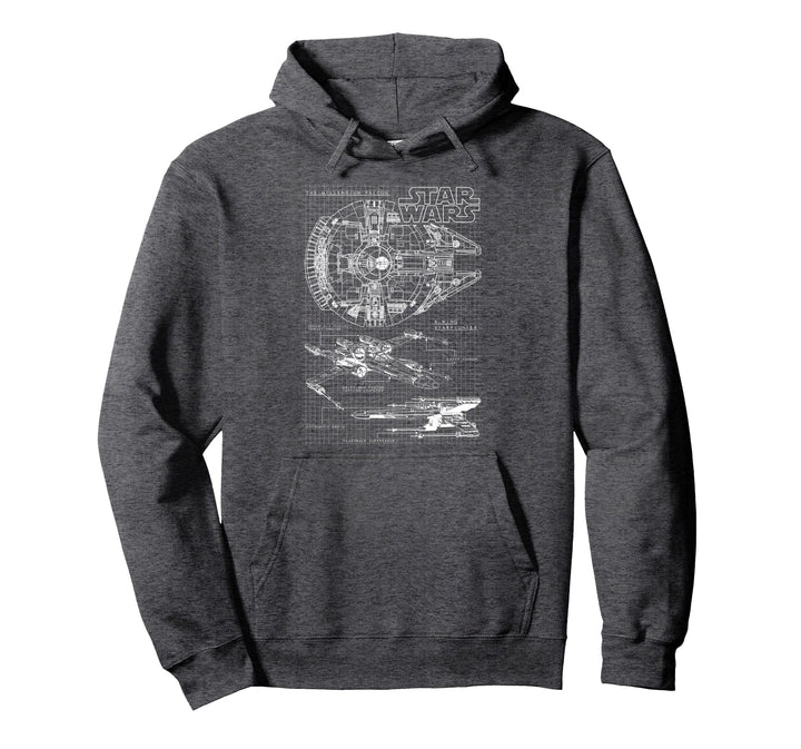 Star Wars Rebel Schematic Grid Pullover Hoodie