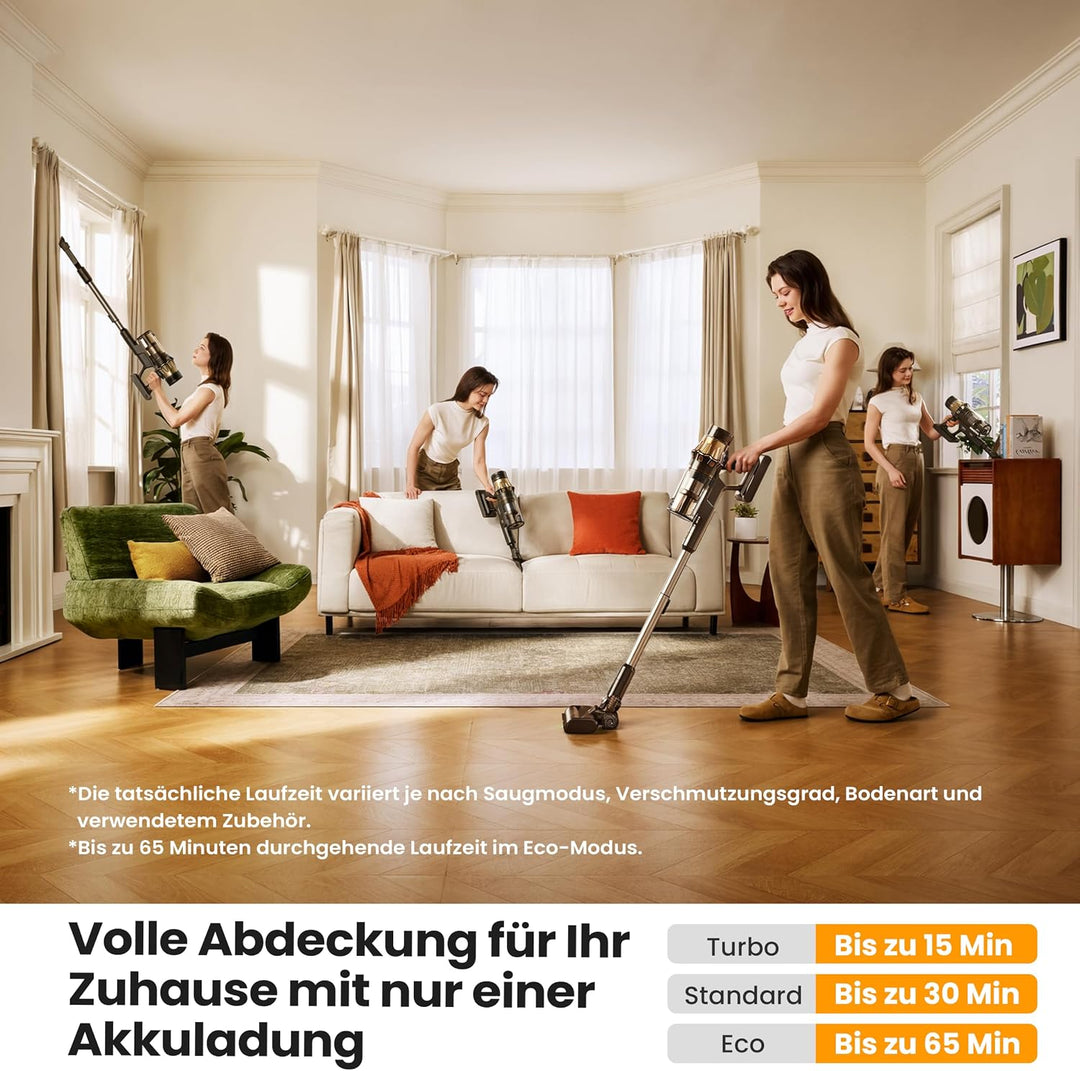 Akku Staubsauger, Schwarzes &amp; Gold