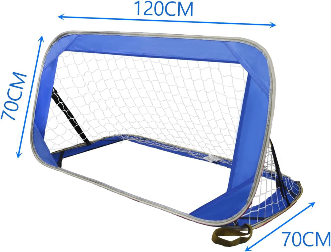 Kapler Fussballtor Kinder Garten Faltbar: 120x70x70cm Pop-Up Fussballtore mit Glasfaserstäben - Wett