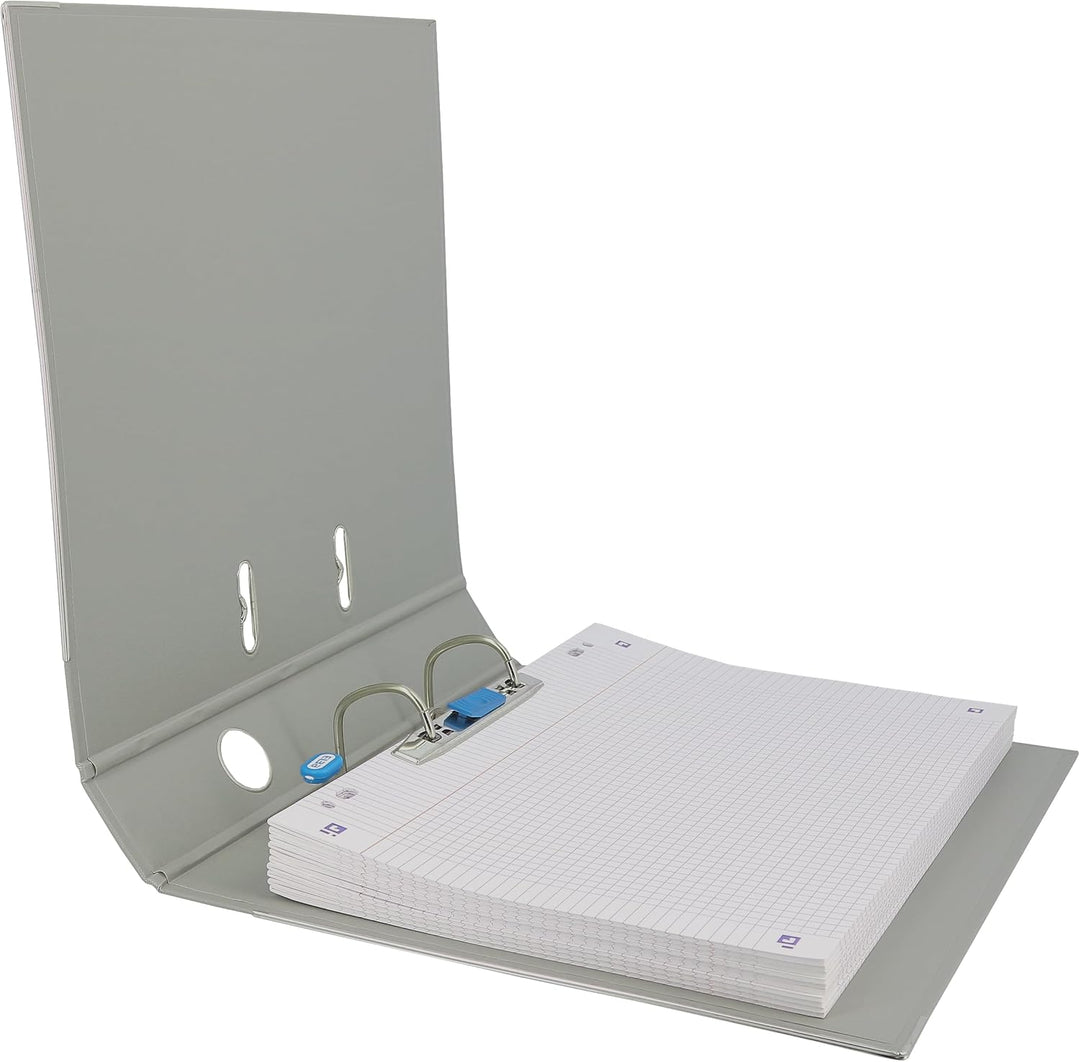 Elba Ordner A4, Smart Pro+, 5 cm schmal, Kunststoff, grau, 10 Stück schmal (10 Stück) grau, schmal (