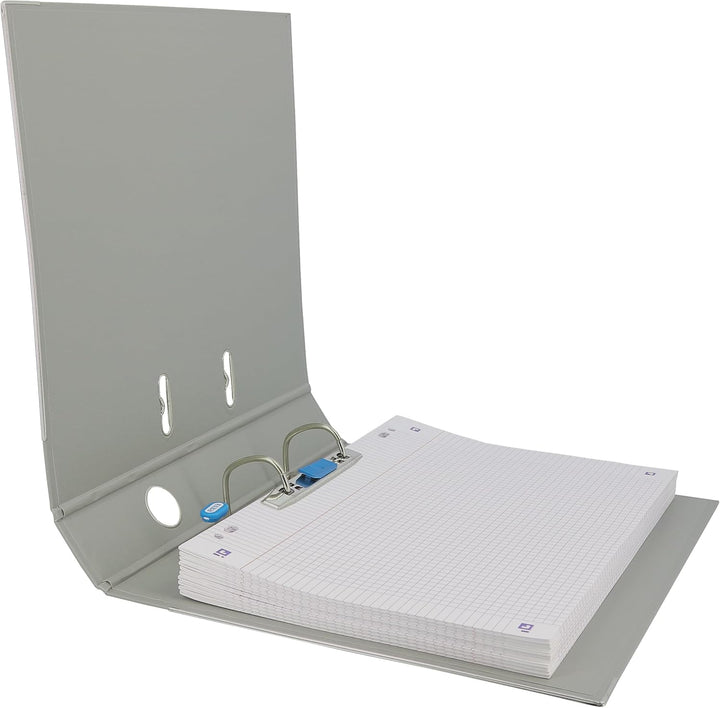 Elba Ordner A4, Smart Pro+, 5 cm schmal, Kunststoff, grau, 10 Stück schmal (10 Stück) grau, schmal (