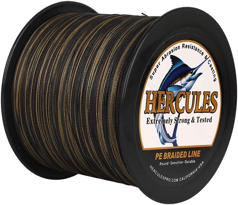 HERCULES Super Cast 100m - 2000m 109-2196 Yards Geflochtene Angelschnur 6lb - 100lb Test für Salzwas
