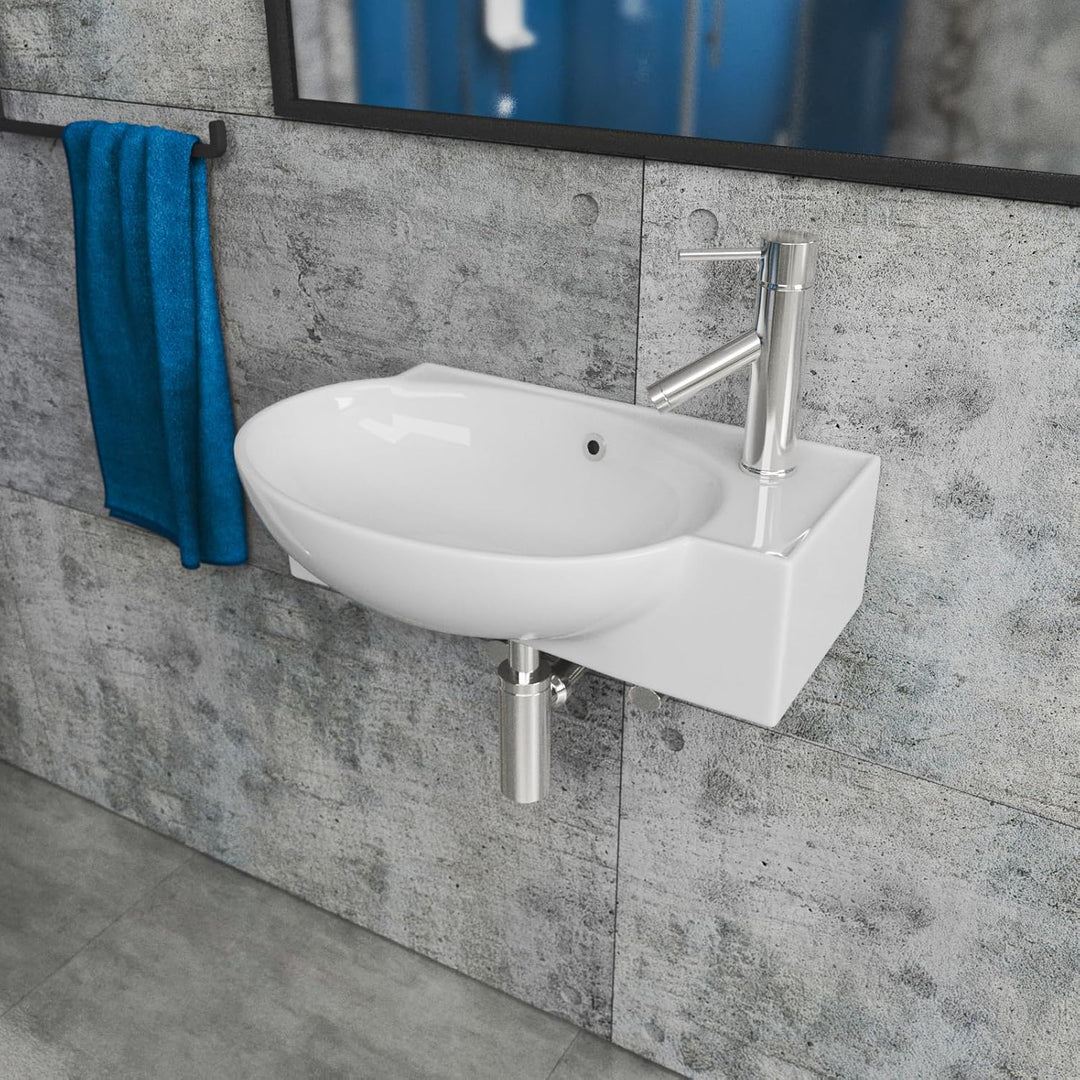 Design Keramik Waschbecken Waschtisch Waschschale Aufsatzwaschbecken Aufsatzwaschtisch Gäste WC Beck