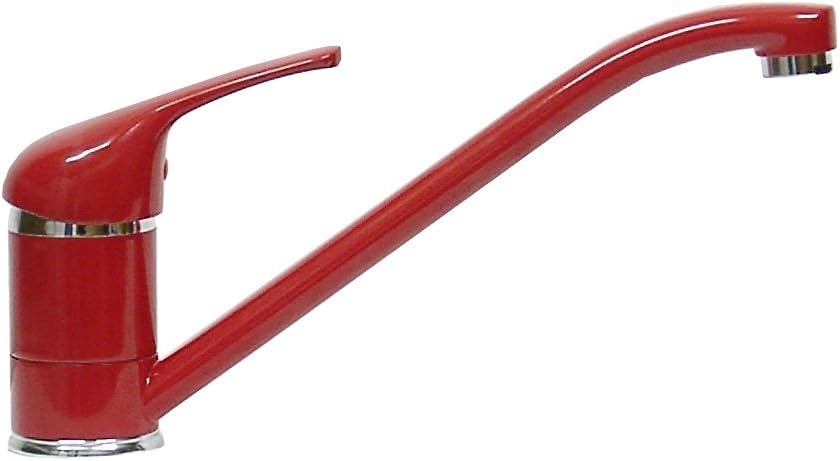 Einhebel Küchenarmatur Spültischarmatur Spüle Armatur Wasserhahn Rot