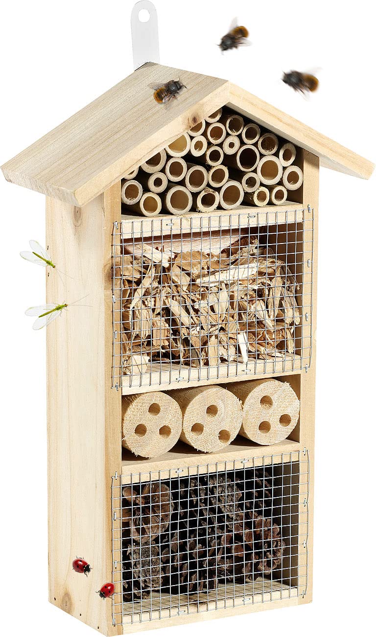 Royal Gardineer Wildbienenhotel: Insektenhotel Flora - Nisthilfe für Nützlinge (Insektenhotels Insek