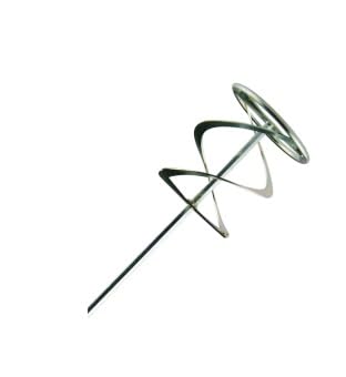 Mörtelrührer 600 x 100 mm, Mörtelrührer, SDS Gewinde, 60 cm lang, 100 mm Durchmesser, für schnell un