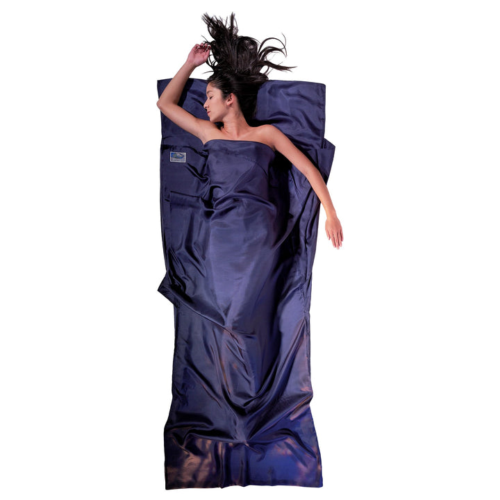 Cocoon Seidenschlafsack Travel Sheet - Silk Ripstop Einheitsgrösse tuareg blue, Einheitsgrösse tuare