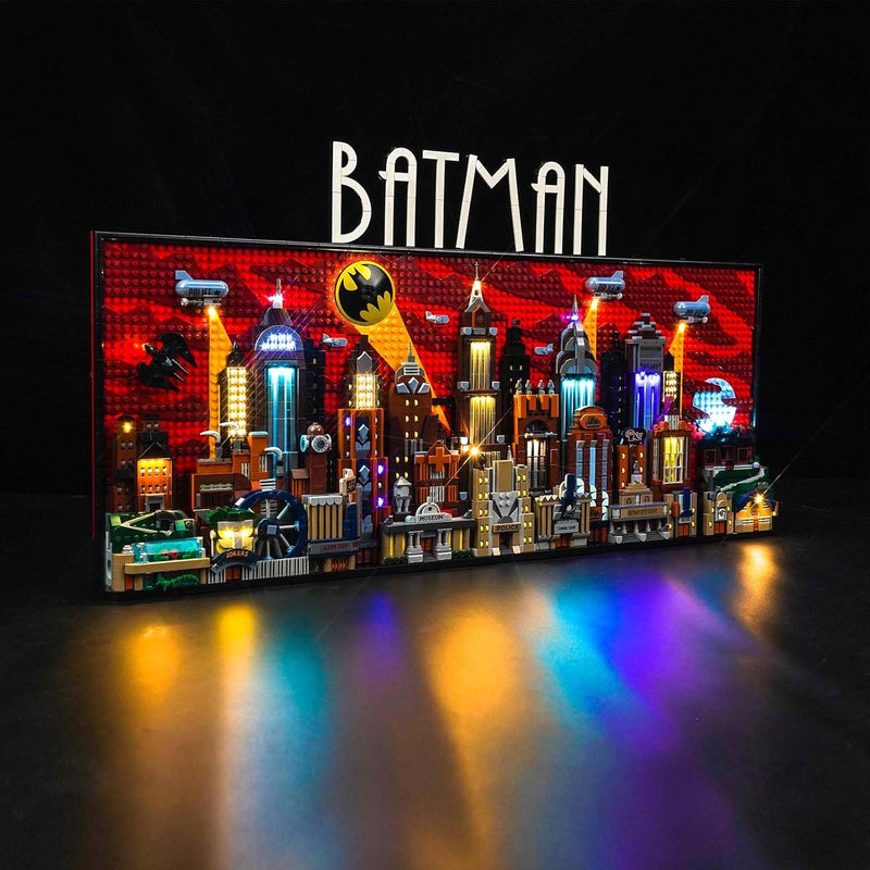 Led Licht Set für Lego 76271 Batman: The Animated Series Gotham City (Kein Lego), Dekorationsbeleuch