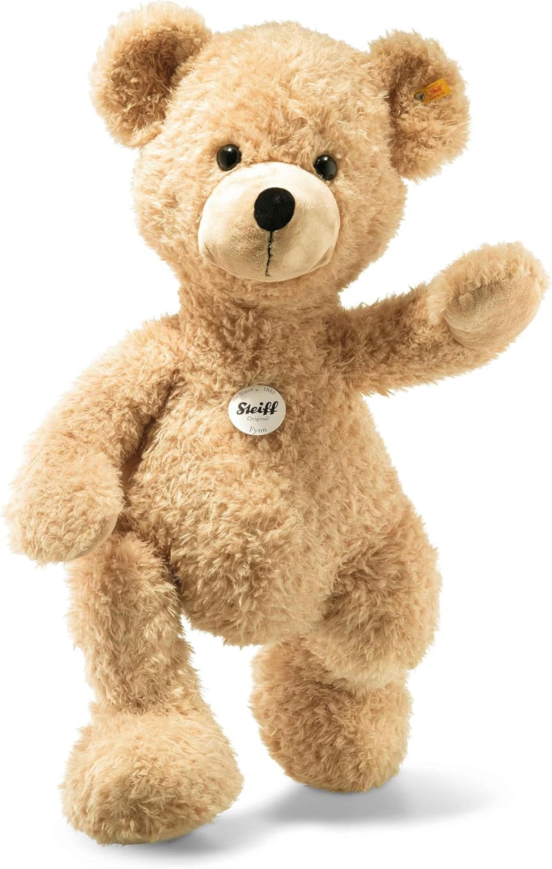 Steiff Fynn Teddybär - 80 cm - Kuscheltier für Kinder - weich & waschbar - beige (111389), Beige