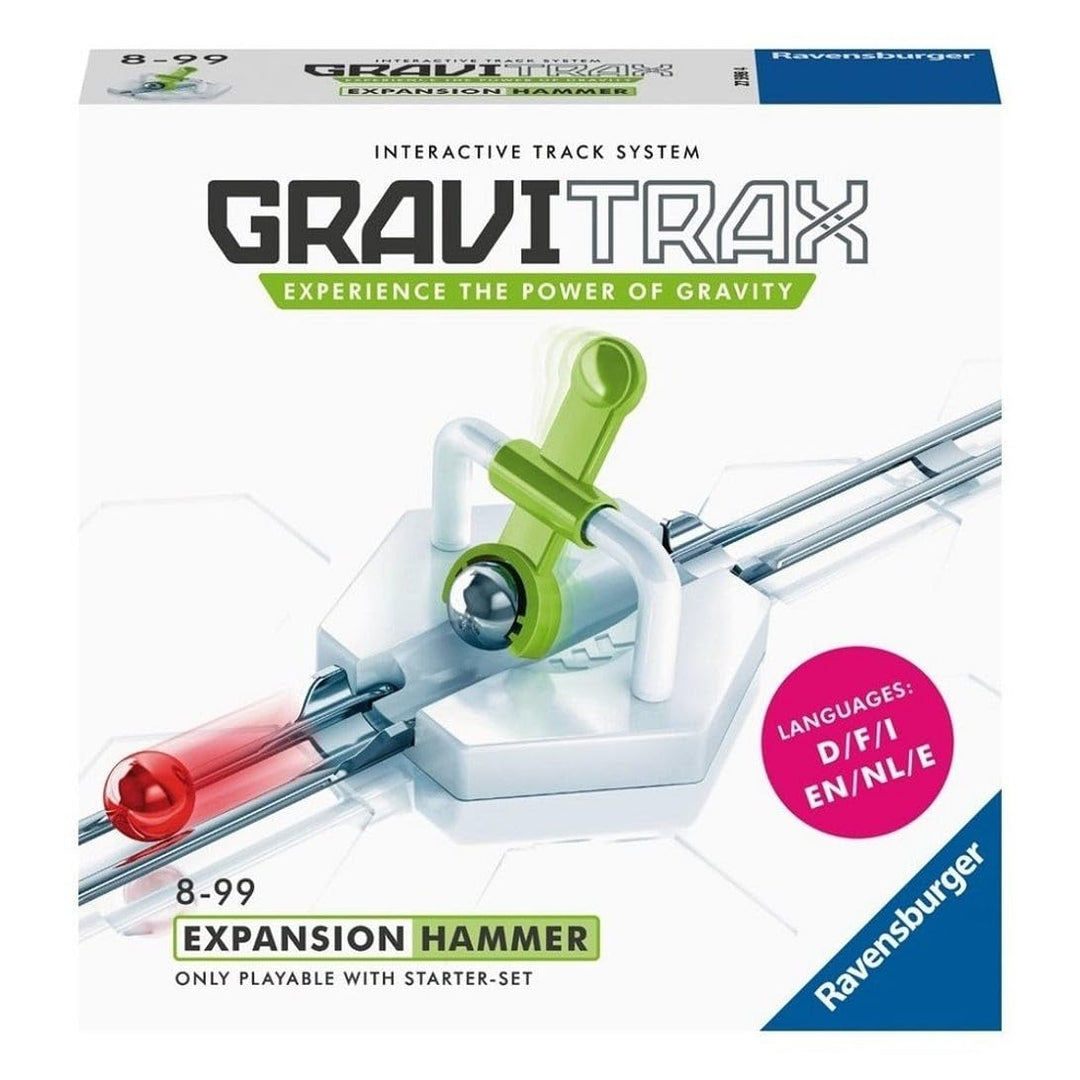 Ravensburger GraviTrax Hammer – Erweiterungszubehör Kugelbahn und Konstruktionsspielzeug für Kinder