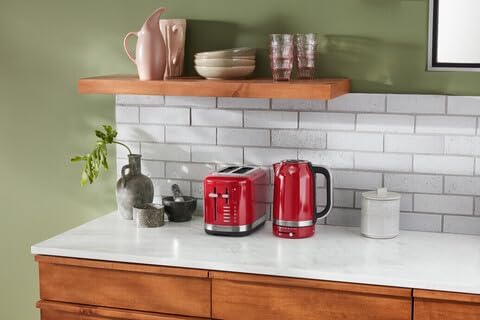 KitchenAid Toaster für 2 Scheiben - Retro Design Toast Machine - 7 verschiedene Funktionen - Edelsth