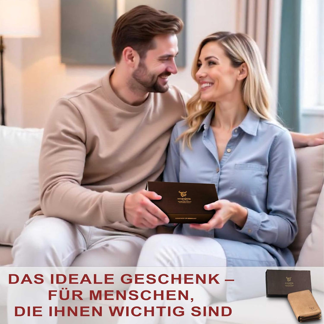 MATADOR Lange Damen Geldbörse XXL Frauen Portemonnaie TüV Geprüfter RFID Schutz Scheintasche Geldtas