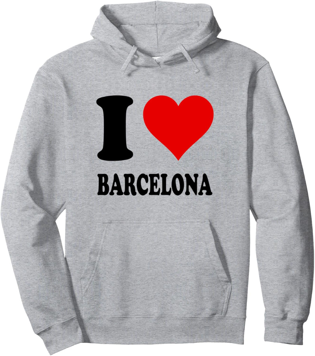 Ich Liebe Barcelona Pullover Hoodie
