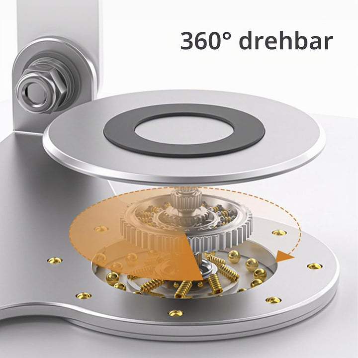 Gwezmxs Buchständer Holz, Einstellbar Buchhalter Leseständer 360° Basis zum Lesen, Faltbar Kochbuchs