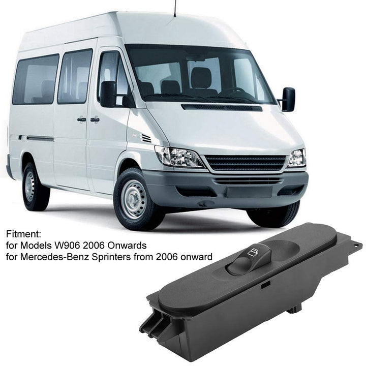 Suuonee Fensterschalter, A9065451913 Linke Beifahrerseite Auto Elektrische Fensterheber Schalter für