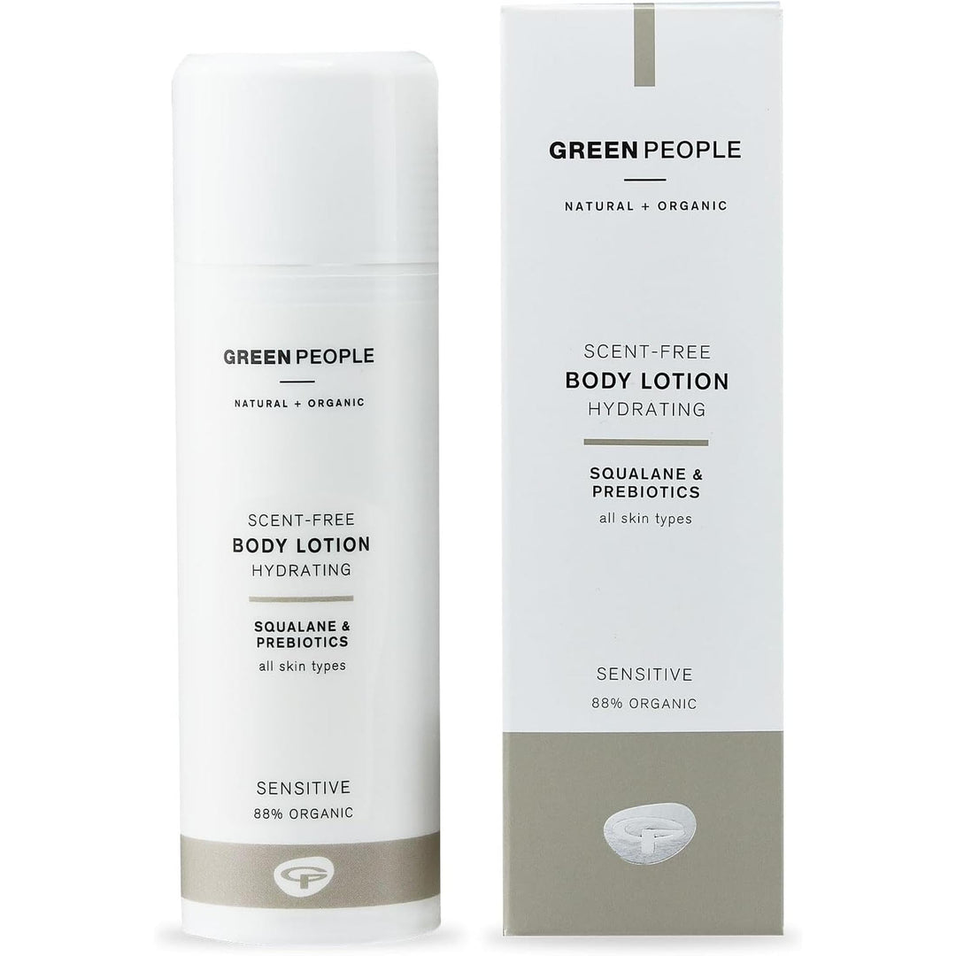 Green People Parfümfreie Hand- u. Bodylotion, 150 ml | Natürlicher Bio-Moisturizer für den sensitive