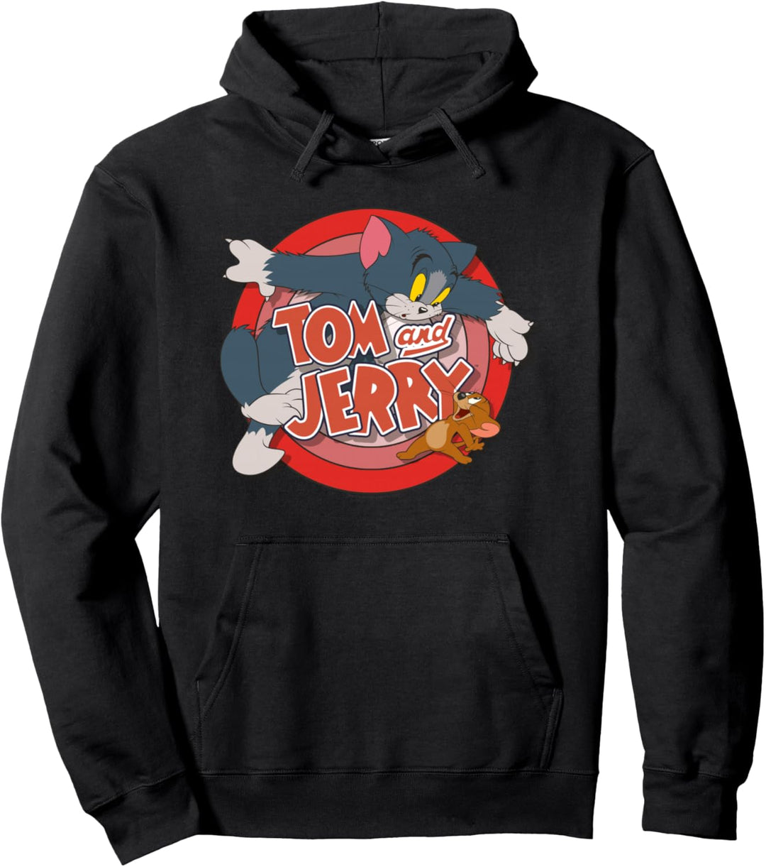 Tom and Jerry Cat & Mouse Pullover Hoodie