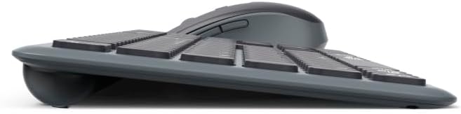 Multi-Device-Tastatur-Maus-Set WKM-550, kabellos, Funk/BT, SW, QWERTZ DE Tastatur-Maus-Set Schwarz,