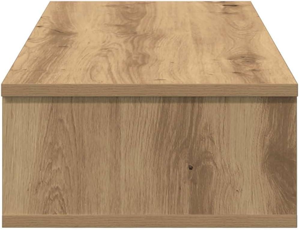 vidaXL Wandregal mit Schubladen, Eiche, handgefertigt, Holz, Wandregal mit Schrank, Aufbewahrungssch