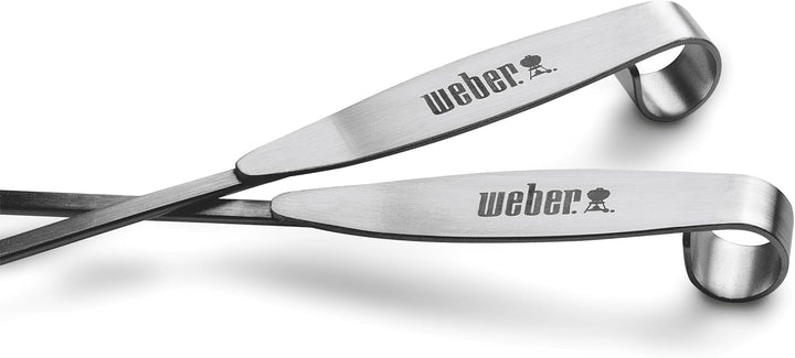 Weber Spiessset 4-teilig Edelstahl - Wiederverwendbare Spiesse für Fleisch, Gemüse oder Meeresfrücht