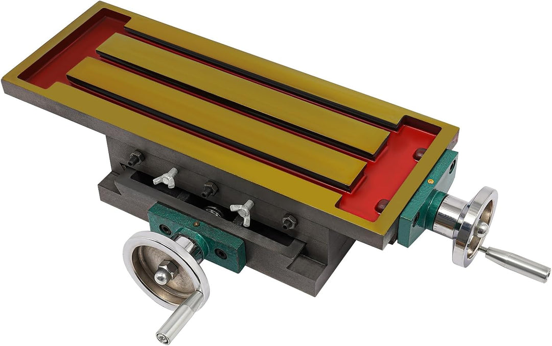 Kreuztisch 270mm(X-Route) 125mm(Y-Route), Bohrtisch Koordinatentisch Präzise Positionierung, Multifu