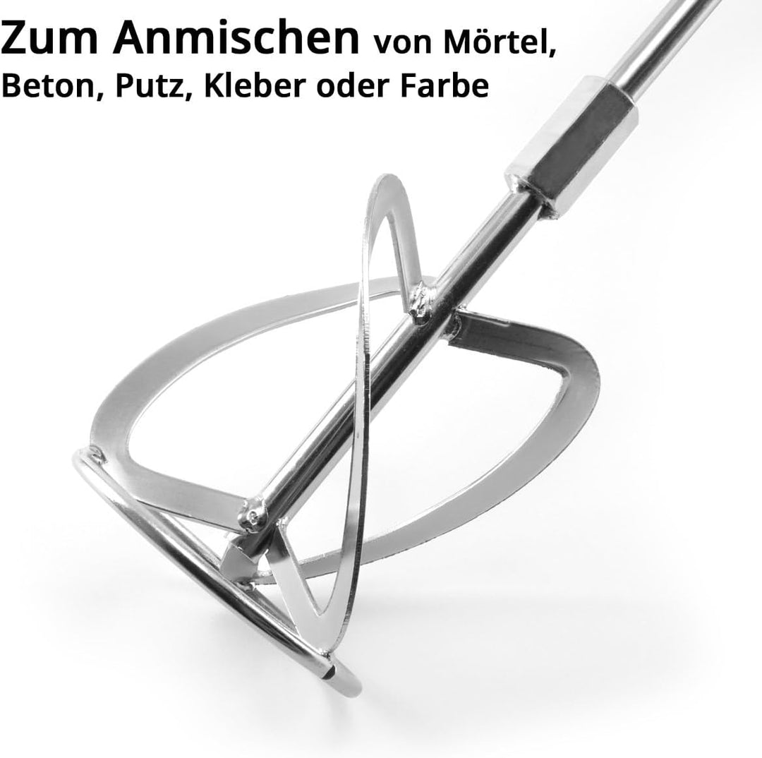 STAHLWERK Rührwerk RW-1200 ST mit 1.200 W und 850 U/min elektrischer Mörtelrührer | Mörtelmischer |