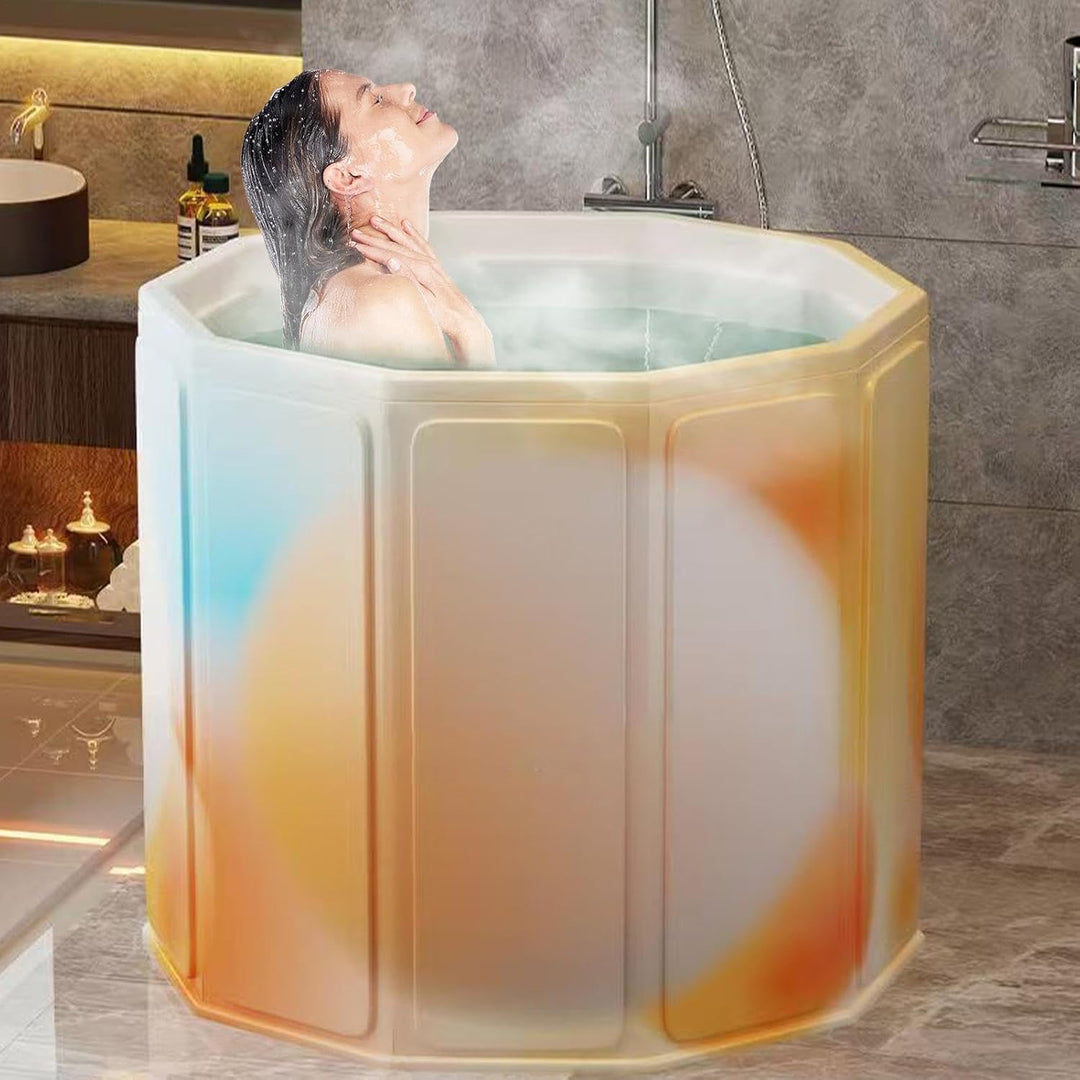 Faltbare Badewanne für Erwachsene, dicke faltbare Reisebadewanne für Erwachsene, dicke kleine und Mä