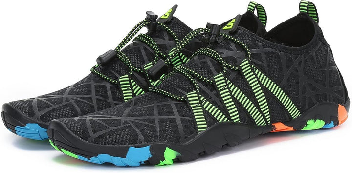 SAGUARO Herren Badeschuhe Damen rutschfeste Sohle Schnell Trocknend Schwimmschuhe 37 EU Graphit, 37