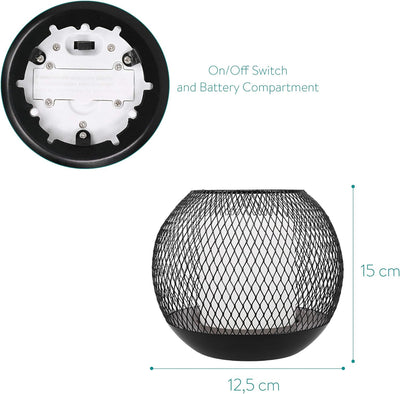 Navaris 2X LED Solar Gartenkerze - Kerzenschein Flackereffekt - Outdoor LED Kerzen Laterne - Garten