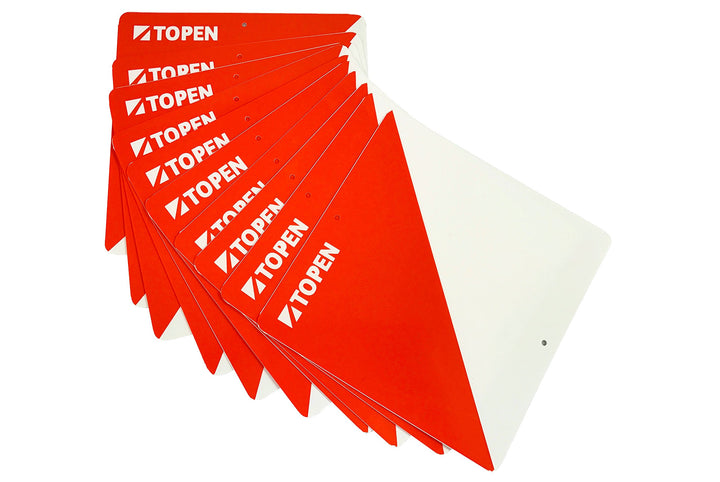 Topen Baken eingeschweisst 15 x 15 (10 Stück), Orange, M