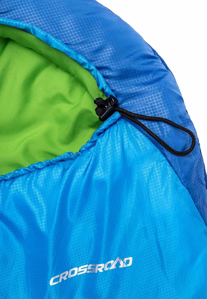 Crossroad Flexy Kinder Schlafsack 140cm - 170cm Mumienschlafsack Junior Jungen - wasserabweisend - b