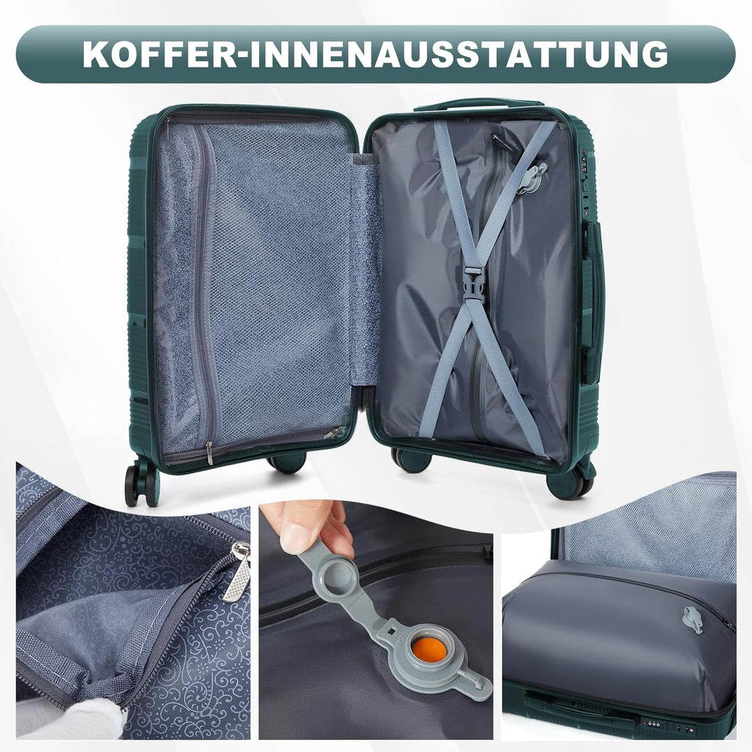 Vakuum Rucksack Handgepäck mit Pumpe - Easyjet Handgepäck 45x36x20 Flugzeug Reiserucksack mit Vakuum
