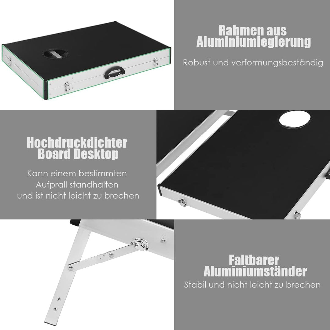 COSTWAY Cornhole Boards, Wurfspiel Geschicklichkeitsspiel für Kinder&Erwachsene, Sandsack Spielbrett