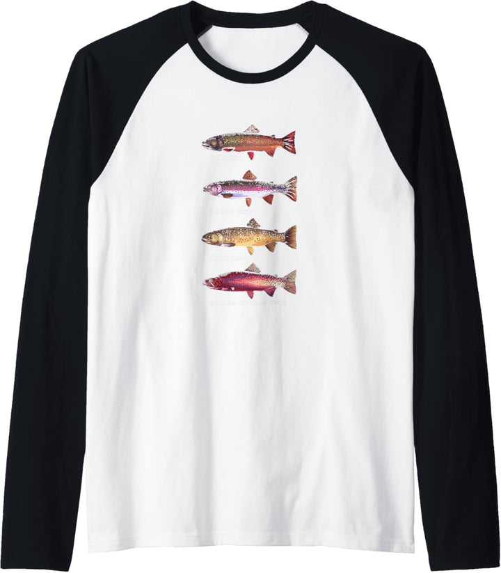 Angler Fischen Fische - Fischer Angeln Raglan