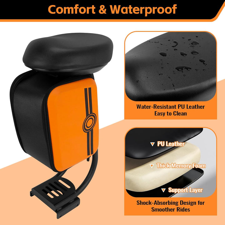 E Scooter Sitz, Wasserdichter Sitz für E Scooter Zubehör, Kompatibel mit Xiaomi M365/Pro Serie E Rol