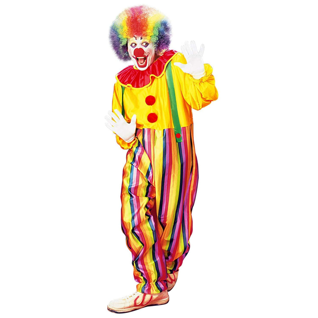 "CIRCUS CLOWN" (jumpsuit with collar and braces) - (S), S