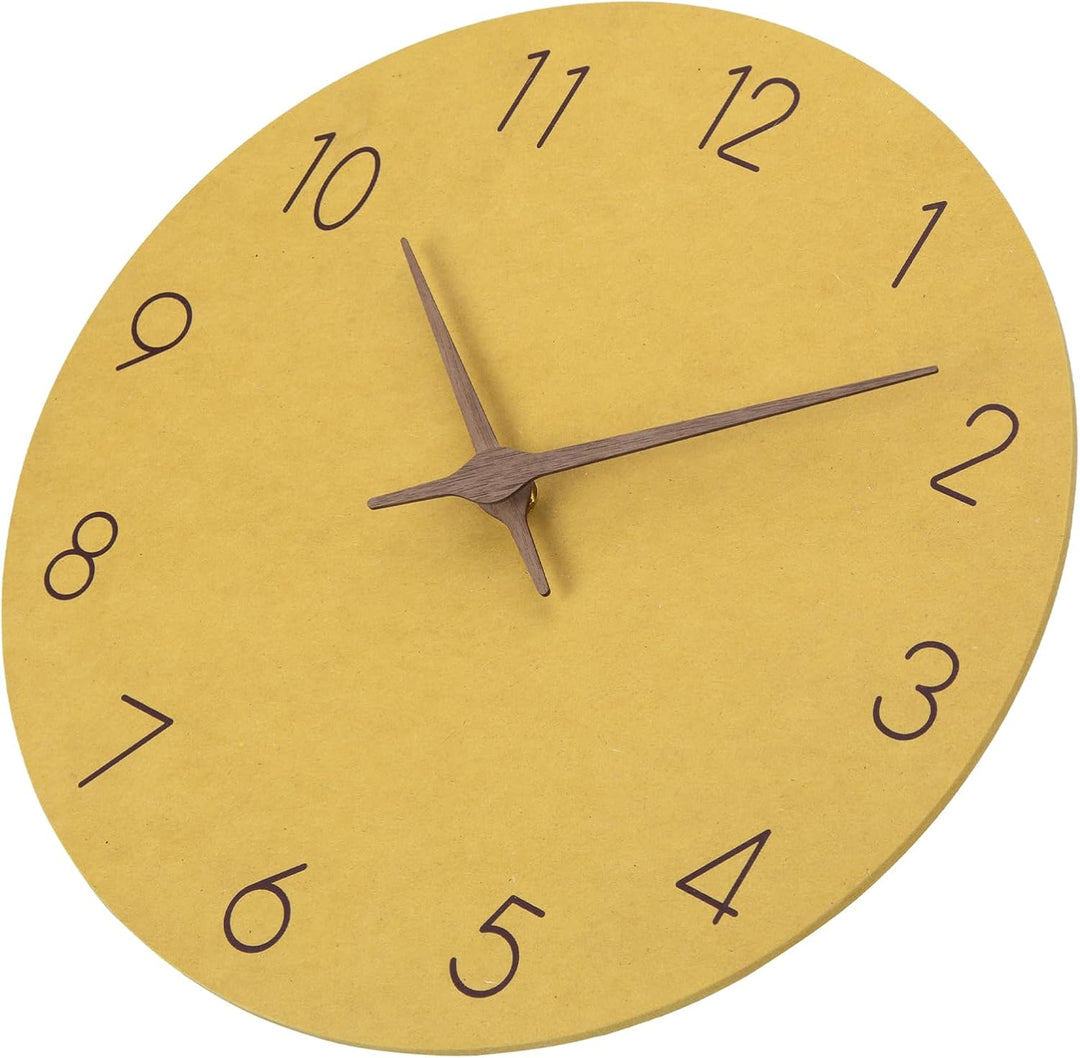 MDF Holz Wanduhr Ohne TickgeräUsche Lautlos Modern Quarz Gross Batterie Betriebene Wanduhr Einfach z