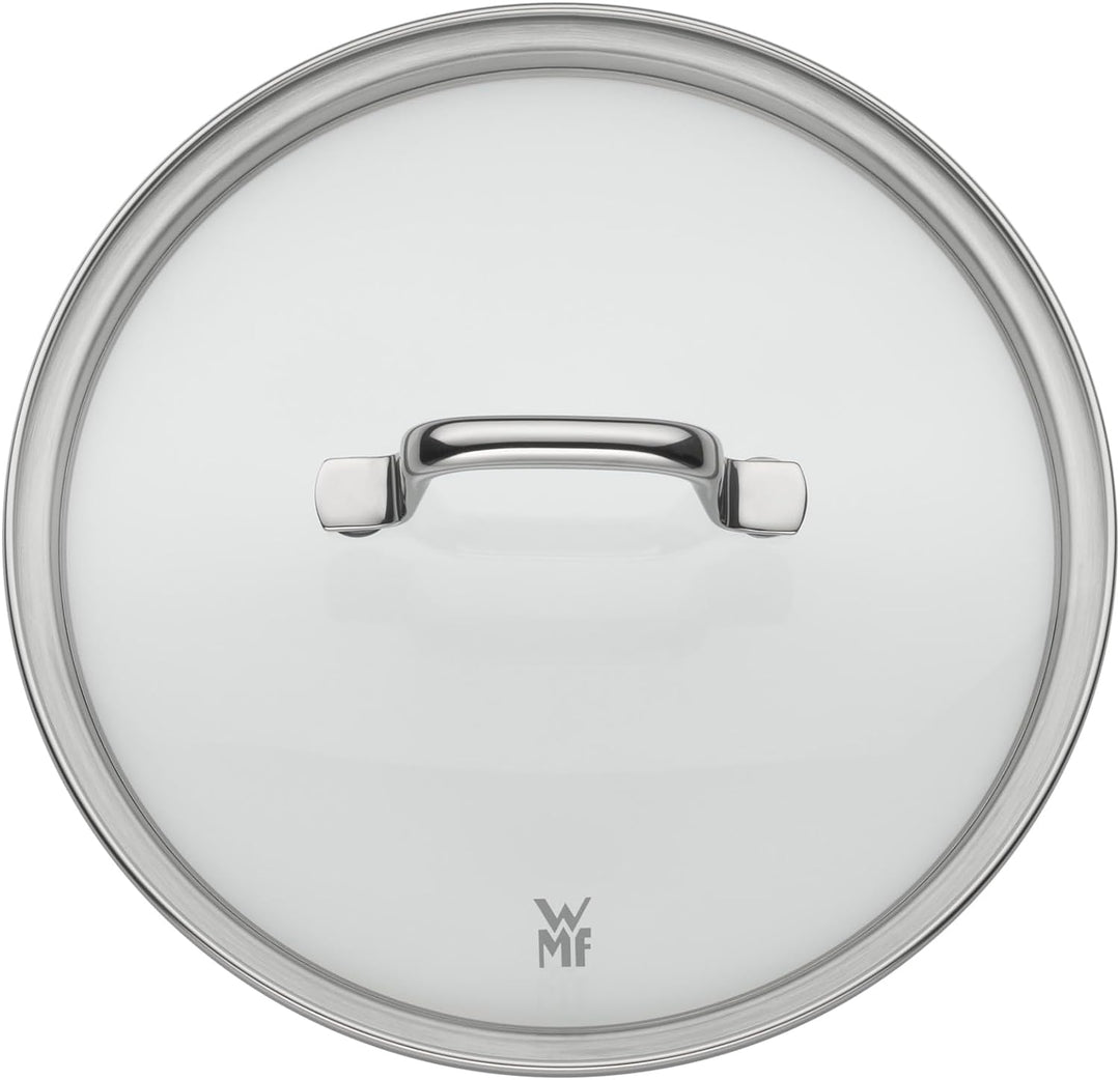 WMF Fusiontec Essential Topfset Induktion 3-teilig, Kochtopf Set mit Glasdeckel, Induktions Töpfe Se