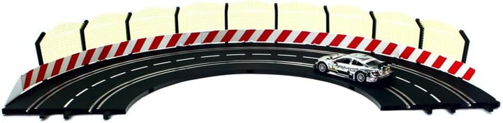 Overdrive-Racing Fangzaun 10m kompatibel mit Carrera Digital 124 132 EVO Kurven Geraden Zaun Bande S